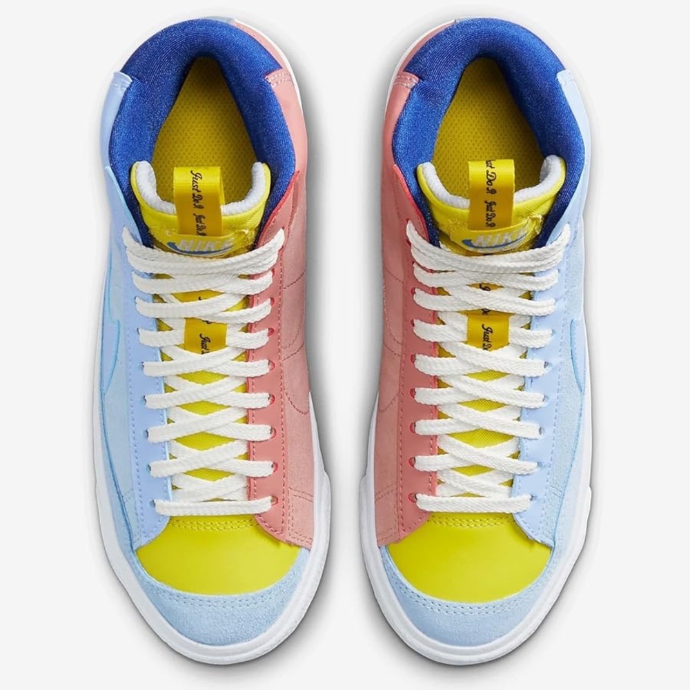 Nike Blazer Mid 77 Dance Kids Size 7Y/Womens 8.5 Cobalt Bliss-Red DQ6084-402
